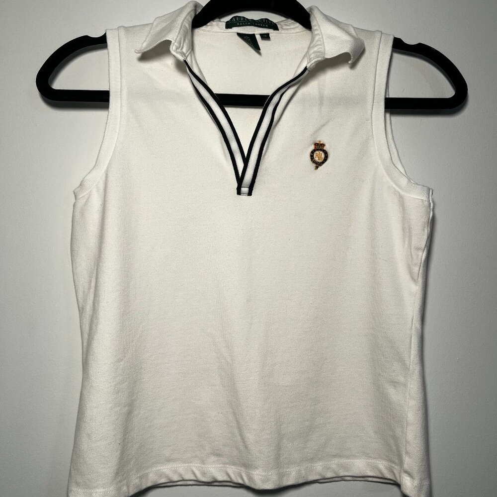 Lauren Active by Ralph Lauren Sleeveless Polo Top